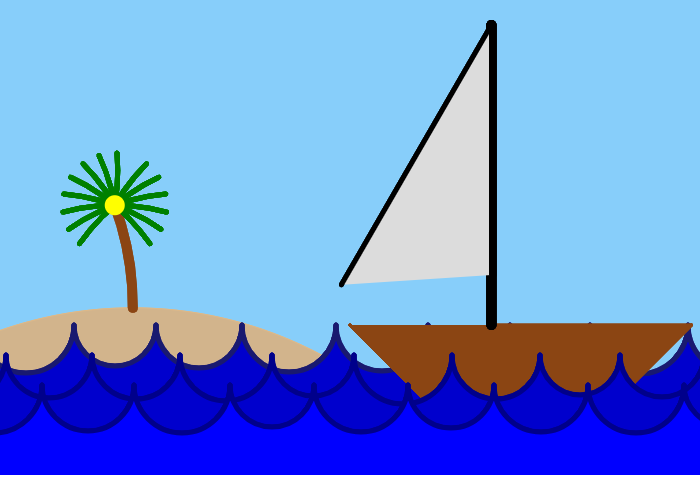 Ocean View with Boat